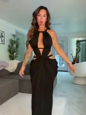 Excuuuuuuse me!! 🫣🫣🫣 #vacationdress #cutoutdress #loveislanddress #fashionfinds 