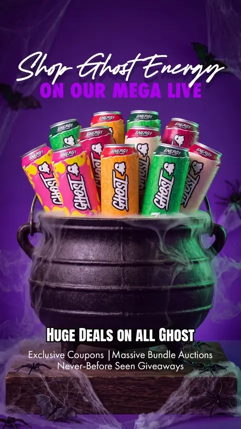 Only on our tiktok live #ghostenergy #fyp 