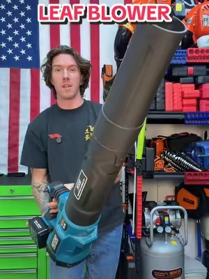Check out this cordless leaf blower! #tools #cordless #leafblower