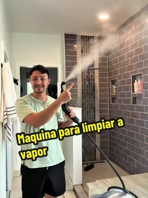 Esta máquina para limpiar a vapor me encantó quita toda mancha de las paredes y baños se puede usar también en la cocina 