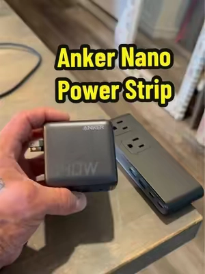 Power up your whole setup! ⚡ Anker Nano Power Strip + 140W GaN fast charger gives you plenty of ports and serious charging power in one bundle. #Anker #AnkerNano #TechEssentials #DeskSetup #FastCharging 