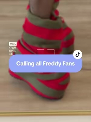 Where my Freddy fans at?  These Nightmare on Elm Street platform boots are a statement piece by themselves!   You can style these in all-black or your favorite horror graphic tee. Just have fun in them.  #halloween #halloweencostumes #freddysnightmares 
