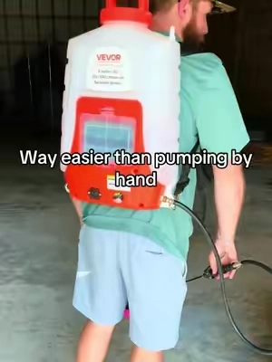 I’ve had this sprayer since spring and it’s been a good one. Battery powered, comes with several different nozzles, and the listing says it can spray for 4 to 6 hours on a charge. #backpacksprayer #vevor #foodplots #landspraying #outdoortools