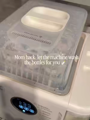 8 bottles at once?!?!TikTok made me buy it… and mom me is OBSESSED 🫣 #marianaesquivels #eufy #momlife #breastfeeding #babyessentials @eufybaby 