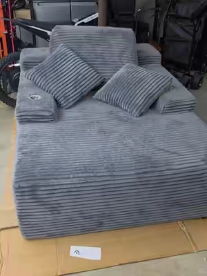 This oversized 67-inch boneless chaise lounge is made for stretching out and getting comfortable. Plush corduroy upholstery, built-in cup holders, sleeper-style design, and no assembly required make it an easy living room upgrade. #ChaiseLounge #LivingRoomFurniture #CloudCouch #HomeUpgrade #tiktokshopcreatorpicks 