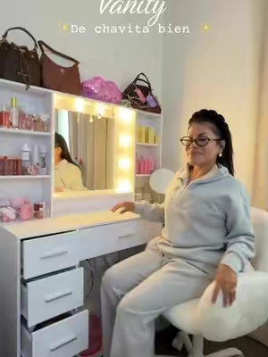 Vanity económico con varios cajones #blackfriday #vanity #vanitymakeup 