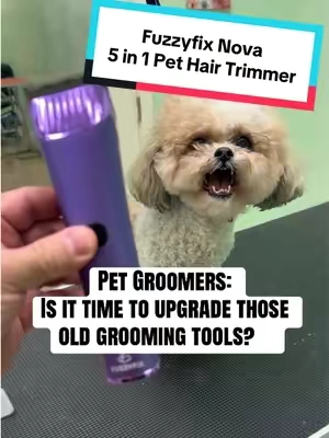 For Pet groomers, there’s nothing more exciting than upgrading ones grooming tools! Now is the time! @fuzzyfix_official #pethairtrimmer #doghairtrimmer #petgroomingtools #petgrooming #doggrooming 