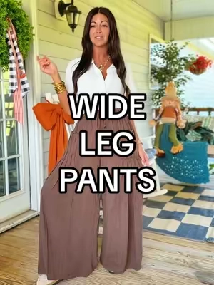 give me all of the comfort✨🥰 #widelegpants #casualoutfits #baggypants #fashion #fyp 