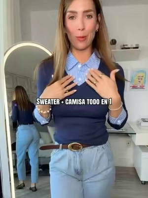 Estoy usando talla S, me encanto el fit , material. Divino para una salida casual, trabajo. #cider #croptop #sweater #TikTokshopbacktoschool #womensfashion 