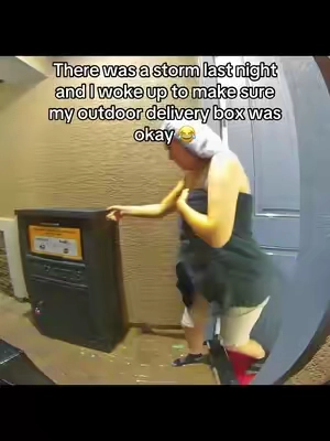 Sorry but I love my delivery mail box! 😂 #outdoordeliverybox #deliverybox #deliverydrivers #tiktokbacktoschool #tiktokshopmademebuyit 