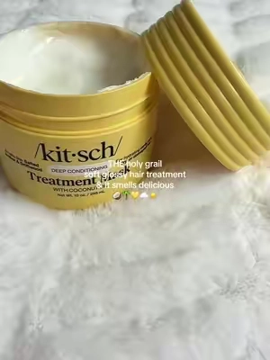 if your ends are DRY, this is for you ☀️🥥☁️🫧💛 #kitsch #hairmask #conditioner #tiktokshopcreatorpicks  #TikTokshopbacktoschool @Kitsch  Disclaimer: Final price, shipping costs, coupons, and discounts may vary and are subject to change at any time. Always check the TikTok Shop listing for the latest details. Results may vary. Video posted on 8/10/26. 