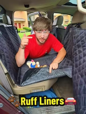 🐾 taking your DOG for rides in the CAR don't have to be COMPLICATED!!🚘 #ruffliners #dogparents #dogmusthaves #dogaccessories #backseatextenderfordogs 