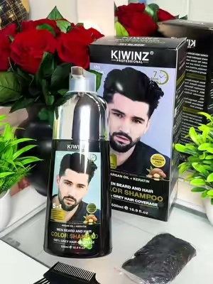 @KIWINZ PRO #shampoo #colorshampoo #shampooformen #TikTokshopbacktoschool shampoo con color para hombres 