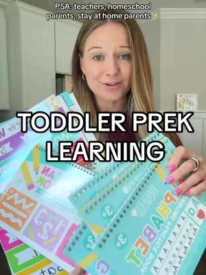 For reference I got the posters at 16 months, busy book at 2 and the wipe clean book and handwriting booklets at 2.5! Love that they can all grow with our kiddos and now you can bundle it and save!! 🤗👏🏼✨ @Hadley Designs #hadleydesigns #busybook #educationalposters #handwriting #toddlerlearning 