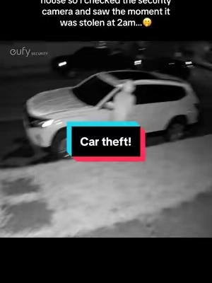 Ok I guess that’s why I couldn’t find my car…🫢 #eufy #caughtoncamera #theft #crime #securitycamera 