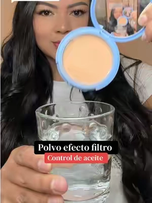 Respuesta a @🩵Dora Veleta 🩵 #parati #TikTokshopbacktoschool #polvoapruebadeagua #polvoefectofiltro #oilcontrolpowder 