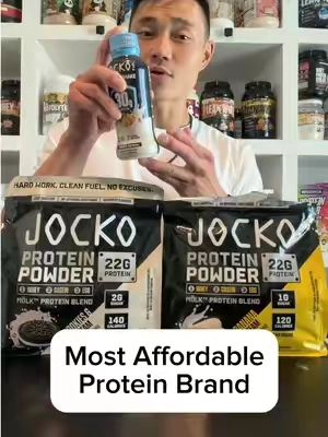 The most affordable protein powders and protein shakes by @JOCKO FUEL #jockofuel #jockoprotein 