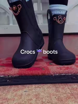 Perfect for making a rainy day bright @Crocs #crocs #crocsrainboots #rainboots 
