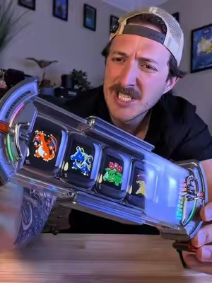 This crazy thing on my desk is called the Divoom TimesGate! #divoom #divoomtimesgate #christmasgift #giftsforhim #gamer 