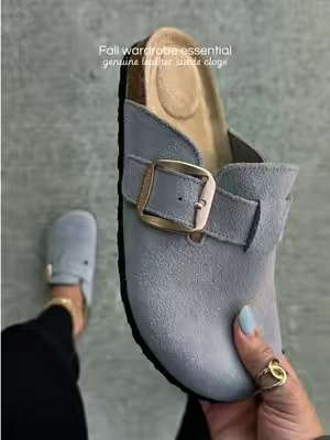grab yours now so you can start planning those cute fall fits! 🍂 @Project Cloud #clogs #clogshoes #suedeshoes #genuineleather #projectcloud