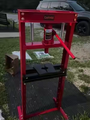 Need serious pressing power in the shop? The Garvee Hydraulic Press is a must-have for mechanics, DIYers, fabricators, and garage projects. Perfect for jobs like pressing bearings, bushings, joints, pins, and other stubborn parts that need controlled force. Whether you're working in the garage, shop, or on equipment, this hydraulic press gives you the leverage you need without fighting the part by hand. 🛠️🔥 #Garvee #HydraulicPress #ShopTools #tools #MechanicTools