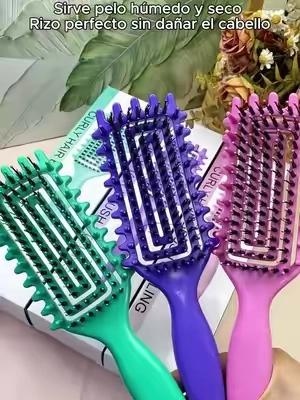 Sin daño al pelo, cepillo moldeador para hombres y mujeres 🥰#TikTokshopbacktoschool#SohoChic#makeuptutorials #tiktokshop#fyp