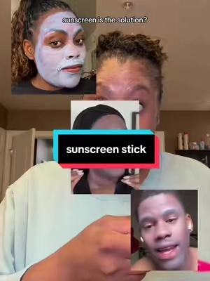 The melanin is STILL melanin-ing. 😂☀️ Finally a sunscreen that understood the assignment.  #sunscreenforblackpeople  #nowhitecast #sunscreenstick  #sunscreen #spf50 @EADEM  sunscreenprimer eadem