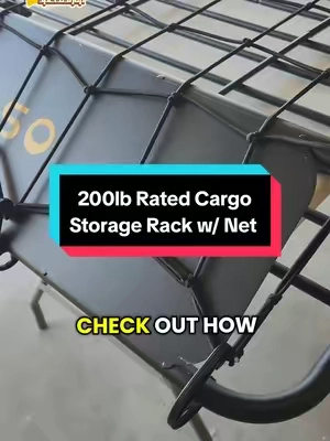 Heavy duty roof rack for all your luggage needs #tiktokmademebuyit #roofrack #cargo #roadtrippin #cargosolutions 