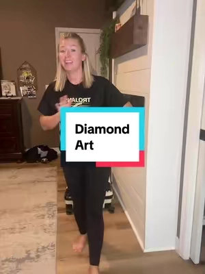 So neat! Great for girls nights, craft nights, kids and adults #diamondart #diamondartclub #diamondartaddict #crafts #artoftiktok 