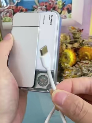 The coolest iphone charger l've seen so far#magsafecharger #powerbank #TechGadgets #iphoneaccesories #magsafe 