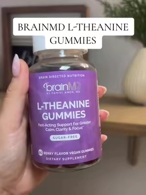 lowkey obsessed with these for those days when my brain has 47 tabs open 😮‍💨🧠✨ #ltheanine #brainmd #stresssupport #calmsupport #calmgummies