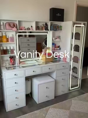 #vanity #vanitydesk #makeupvanity 
