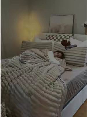 El set de cama 2 en 1 de 6 piezas perfecto para usar durante todo el año 🤎 Cozy, práctico y versátil @Bedsure  #BeddingSet #CozyBedroom #bedroominspo #beddingdecor #homefinds 