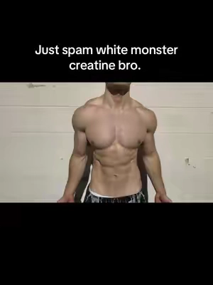 Tastes exactly like white monster bruh #creatine #gym #whitemonster #flavored #workout 