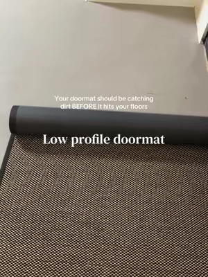 Less dirt making it past the front door. #DirtTrappingRug #EntrywayRug #Doormat #EntrywayIdeas #LowProfileRug