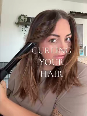 Fast routines are a necessity- PERIOD. This is the 1” long barrel!  #haircurlingtutorial #curlinghair #hairtool #hairstyle #messycurls 