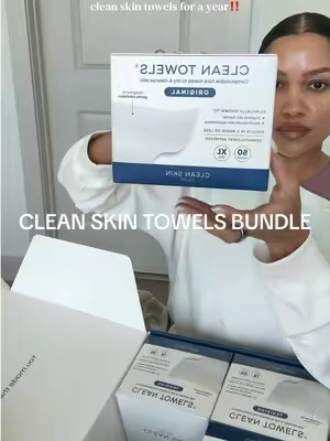 I don’t have to buy face towels for a year ! 🙌🏽 @Clean Skin Club #cleanskin #facetowels 