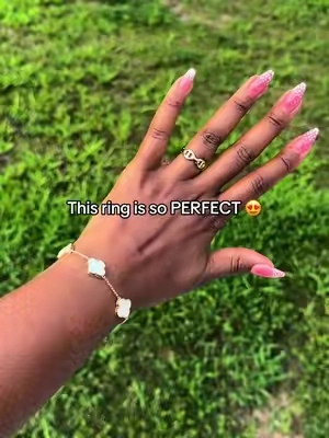 Pavoi 14K Ring is everything 😍 #foryoupage #pavoijewelry #pavoi #fyp #fypシ 