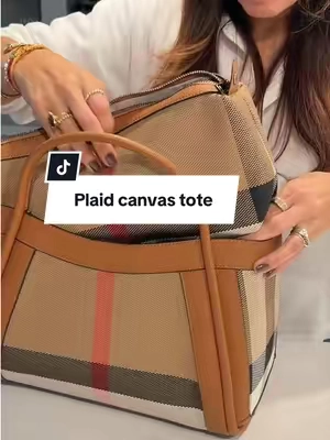 Almost gone! Gorgeous plaid canvas tote is gorgeous with the insert tote bag included!! #plaidcanvastote #plaidbag #tiktokshopcreatorpicks #tiktokshopnewarrivals #spotlightfinds 