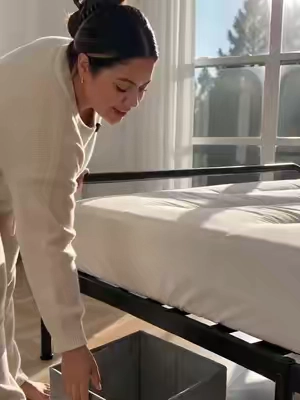 POV: Your bed just got a storage upgrade 🛏️✨ This platform bed has *so* much space—under the foundation, storage, and it’s easy to assemble! #sohochic #TikTokshopbacktoschool #weeklydeals #payday #RushReady #BedGoals #StorageSolutions #TikTokMadeMeBuyIt #HomeDecor