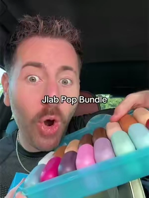 Jlab Go Pop Bundle with a Jlab pop party Bluetooth speaker and Jlab pop plus earbuds. 