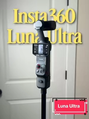 Absolute game changer of a camera 😮‍💨 #insta360 #lunaultra #osmopocket4p  #gimbalcamera #cinematography  @insta360 official 