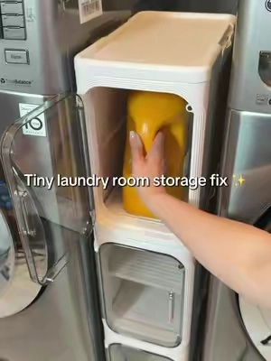 This tall narrow storage cabinet is such an easy way to add extra storage without taking over the whole room 🙌  The stacked compartments help keep everyday essentials organized and easy to see, while the enclosed doors keep everything looking much cleaner. Great for bathrooms, laundry rooms, closets, bedrooms or anywhere you need more vertical storage in a smaller footprint. #storagecabinet #homeorganization #storagesolutions #organizationideas #homefinds tall narrow storage cabinet vertical storage cabinet stackable storage cabinet plastic storage cabinet small space storage bathroom storage cabinet laundry room storage home organization storage organizer