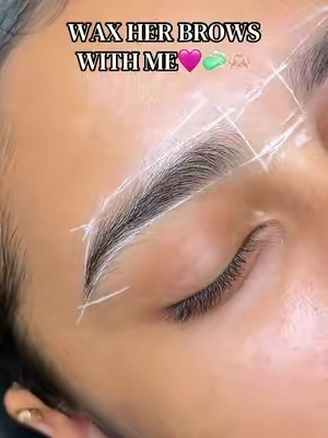 ❤️‍🔥❤️‍🔥❤️‍🔥@Tress Wellness  — — — — — #ad #browwax #waxing #wax #brows 