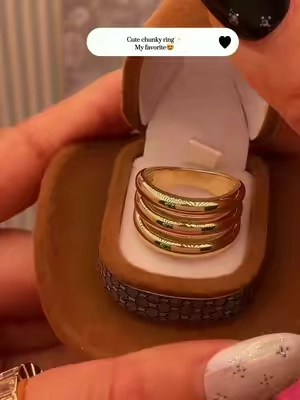 Pretty chunky ring💕💕💕#fyp #usa #tewiky #gift #ring 