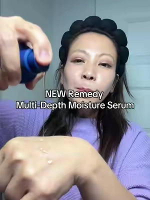 TikTok Description: Dry, tight skin? 💧 Remedy’s Multi-Depth Moisture Serum gives lightweight hydration without that greasy or sticky feel. Made with hyaluronic acid, peptides, ectoin + beta-glucan to help support the skin barrier and leave skin looking smooth and hydrated. #RemedyScience #RemedySkincare #HydratingSerum #DrySkinCare @Remedy Science 
