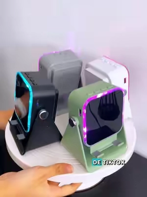 Es altavoz inalámbrico por induction + cargador + soporte + luz ambiental✨ ¡5 funciones en un solo dispositivo! 🛒 #TikTokshopbacktoschool #summerturnup #Speaker #TechGadgets #TikTokFinds