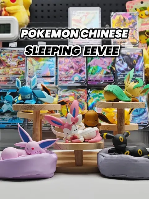 This is the officially licensed Sleeping Eeveelutions figure series. Each character is designed in a quiet sleeping pose and comes with its own soft mini sofa to rest on. It serves as a calming addition to your collection or workspace. All 9 elemental types are available. We offer both blind boxes and specific styles for you to choose. Limited-time multi-item discount ongoing Tap below #pokemontiktok #pokemoncommunity#TikTokshopbacktoschool#eevee #blindbox 