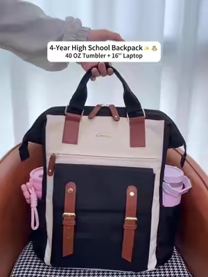 Don't wait – discount active now! 📉 180° suitcase-style opening to grab textbooks instantly, huge water bottle slot, and it stands up by itself next to your desk. Pure campus genius. 🎒#backtoschool #TikTokshopbacktoschool #lovevook #backpack #schoolbag 
