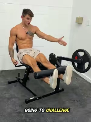 Plate loaded leg extensions are CRAZY